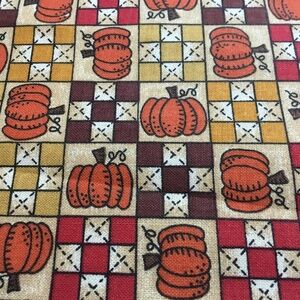 Fabric by the yard, Autumn themed quilting cotton 2 yds